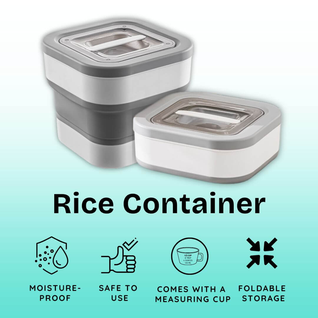 Dazzleree Collapsible Food Storage Container | Saves Space & Keeps Food Fresh Anywhere