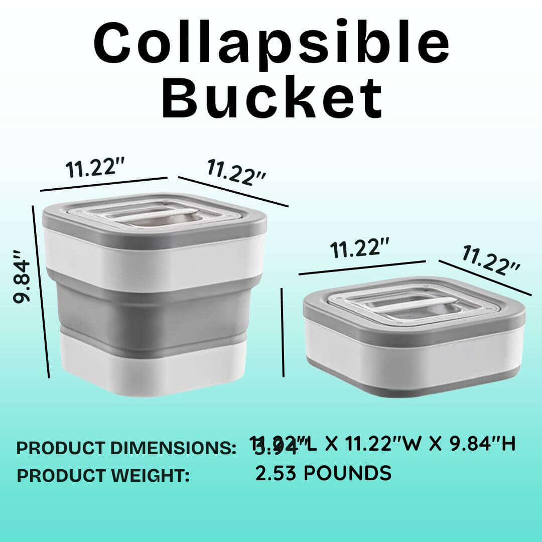 Dazzleree Collapsible Food Storage Container | Saves Space & Keeps Food Fresh Anywhere