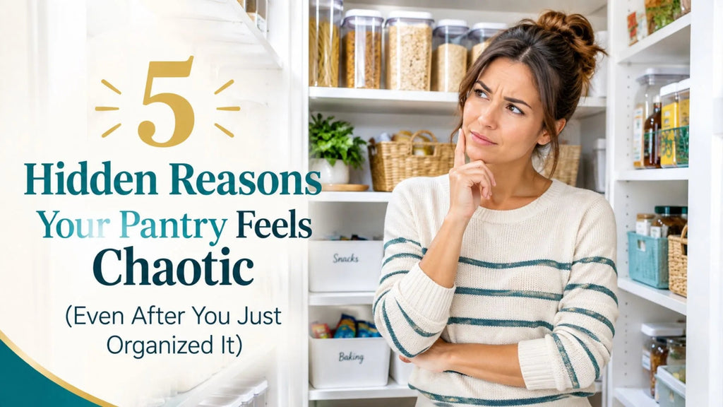 5 Hidden Reasons Your Pantry Feels Chaotic (Even After You Just Organized It)