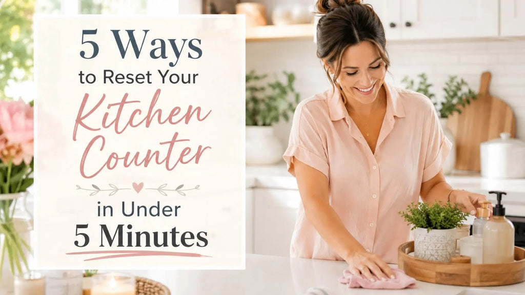 5 Ways to Reset Your Kitchen Counter in Under 5 Minutes