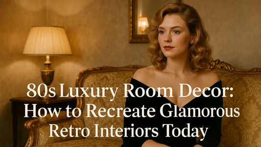 80s Luxury Room Decor: How to Recreate Glamorous Retro Interiors Today