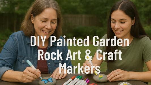 DIY Painted Garden Rock Art & Craft Markers