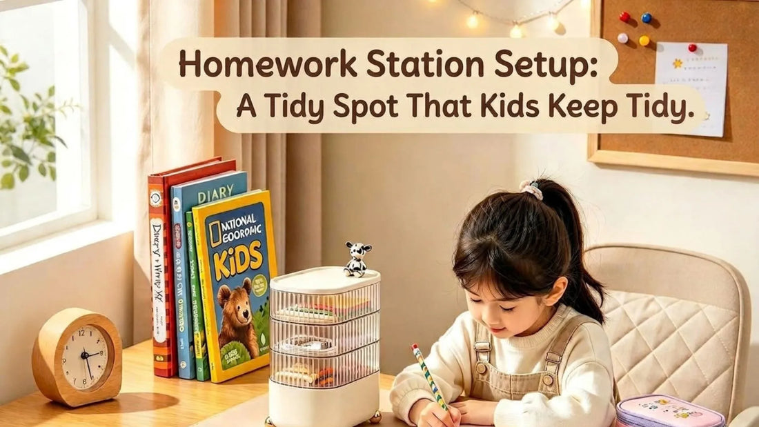 Homework Station Setup: A Tidy Spot That Kids Keep Tidy