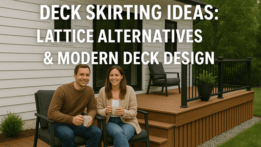 Deck Skirting Ideas: Lattice Alternatives & Modern Deck Design