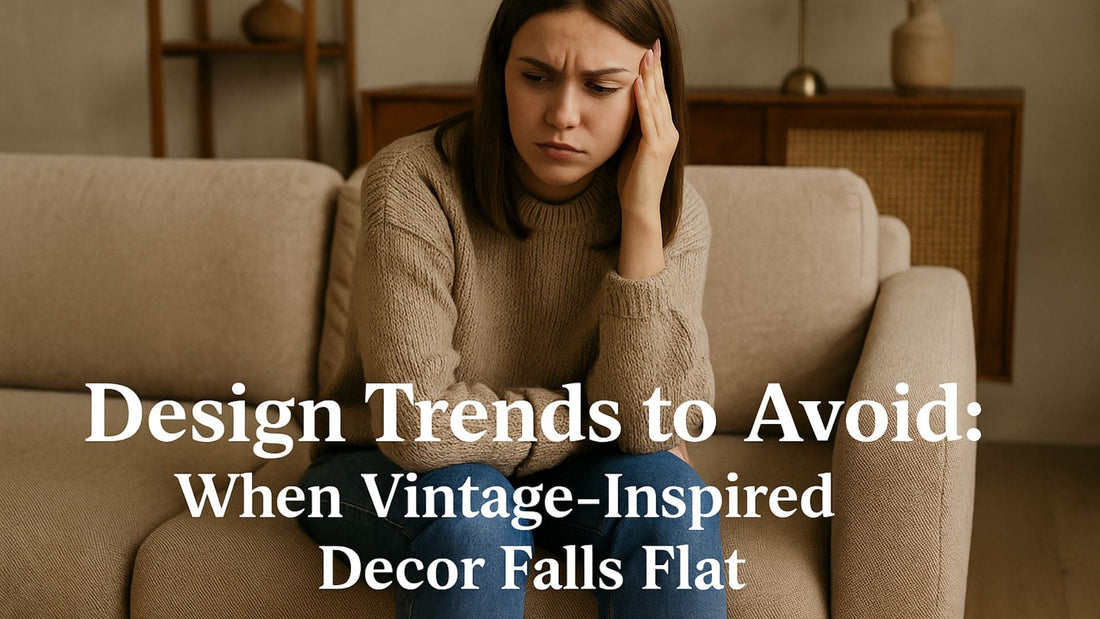Design Trends to Avoid: When Vintage‑Inspired Decor Falls Flat