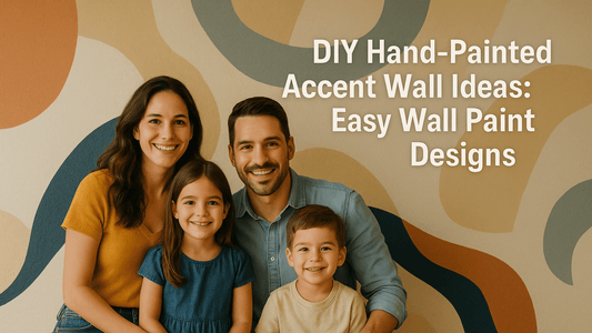 DIY Hand Painted Accent Wall Ideas: Easy Wall Paint Designs