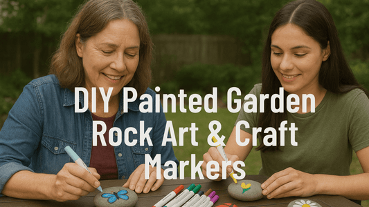 DIY Painted Garden Rock Art & Craft Markers