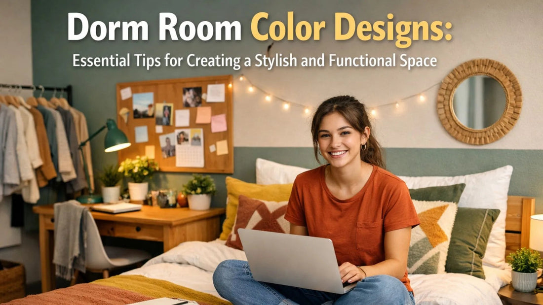 Dorm Room Color Designs: Essential Tips for Creating a Stylish and Functional Space