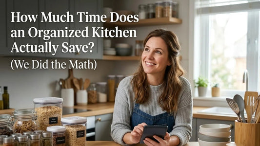 How Much Time Does an Organized Kitchen Actually Save? (We Did the Math)