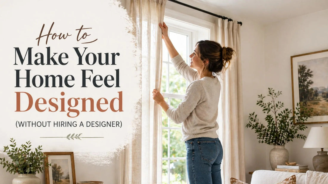 How to Make Your Home Feel Designed (Without Hiring a Designer)