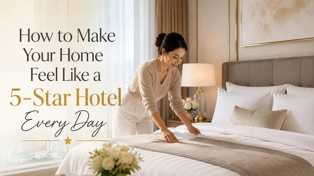 How to Make Your Home Feel Like a 5-Star Hotel Every Day