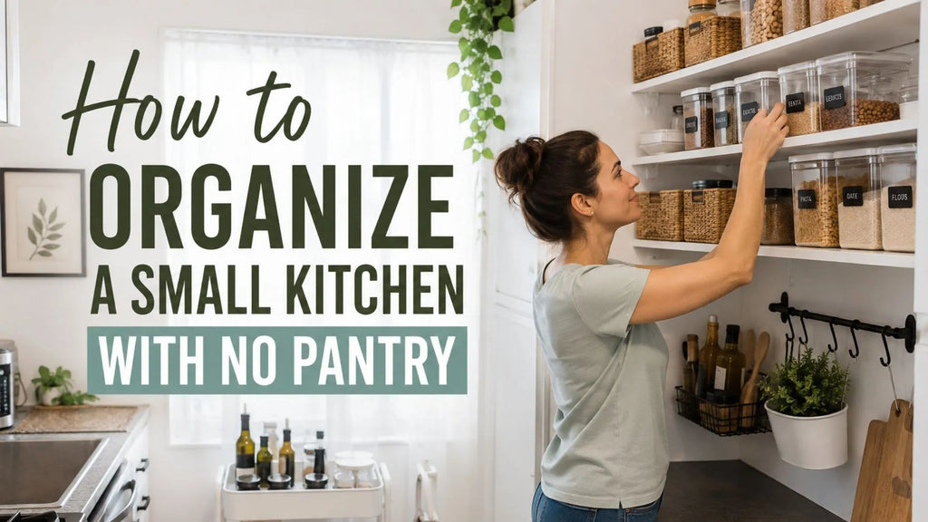 How to Organize a Small Kitchen With No Pantry