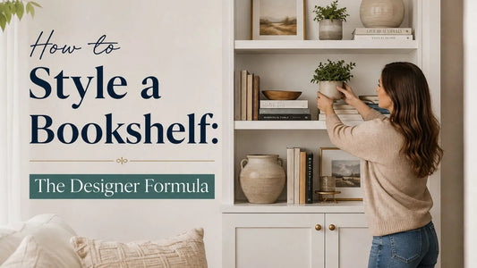 How to Style a Bookshelf: The Designer Formula