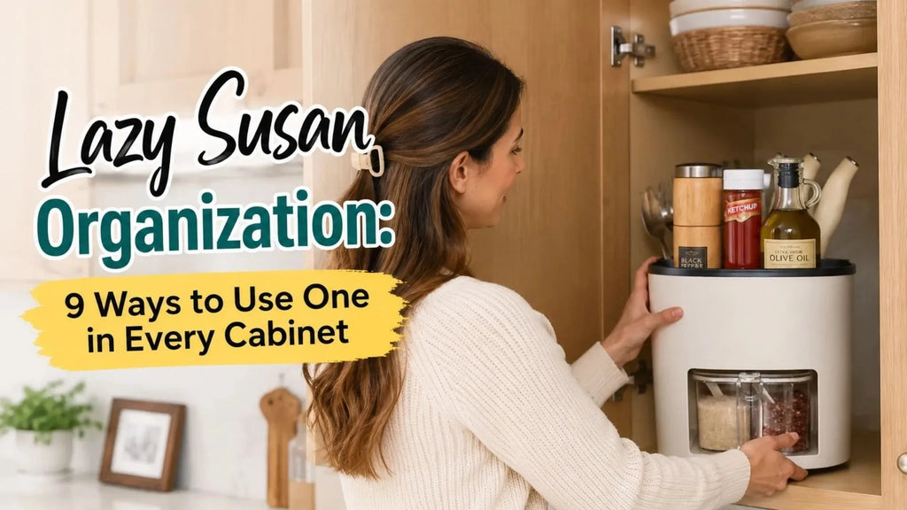 Lazy Susan Organization: 9 Ways to Use One in Every Cabinet
