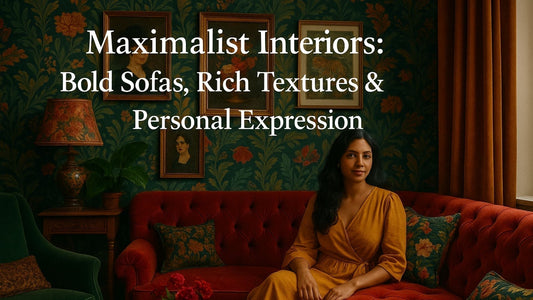 Maximalist Interiors: Bold Sofas, Rich Textures & Personal Expression