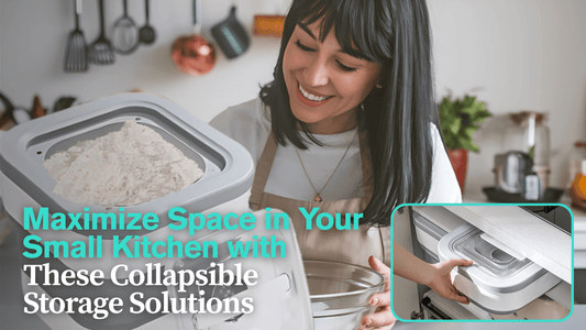 Maximize Space in Your Small Kitchen with These Collapsible Storage Solutions
