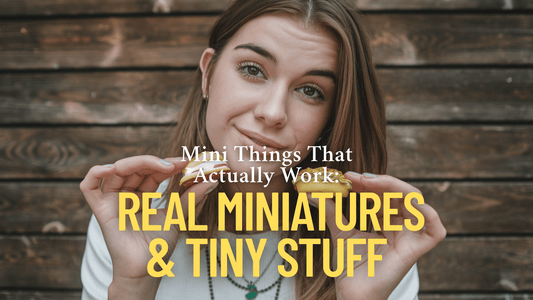 Mini Things That Actually Work: Real Miniatures & Tiny Stuff