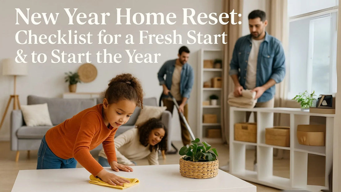 New Year Home Reset: Checklist for a Fresh Start & to Start the Year