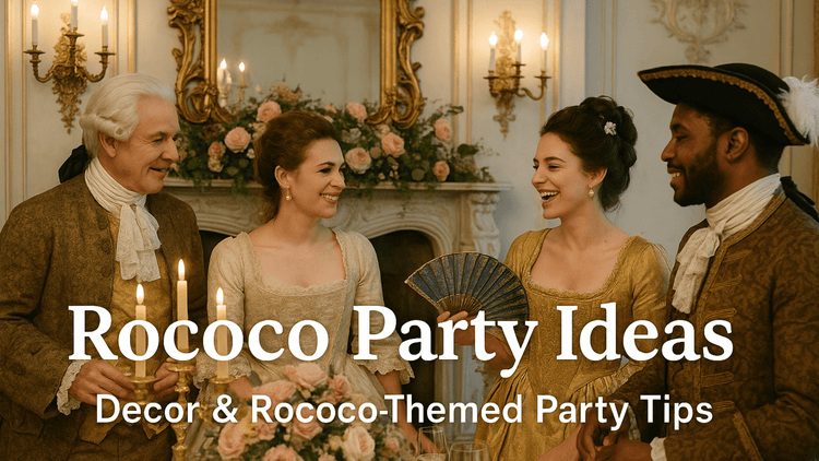 Rococco Tea Party Rococo Party Ideas: Elegant Decor & Rococo-Themed Party Planning Tips ...