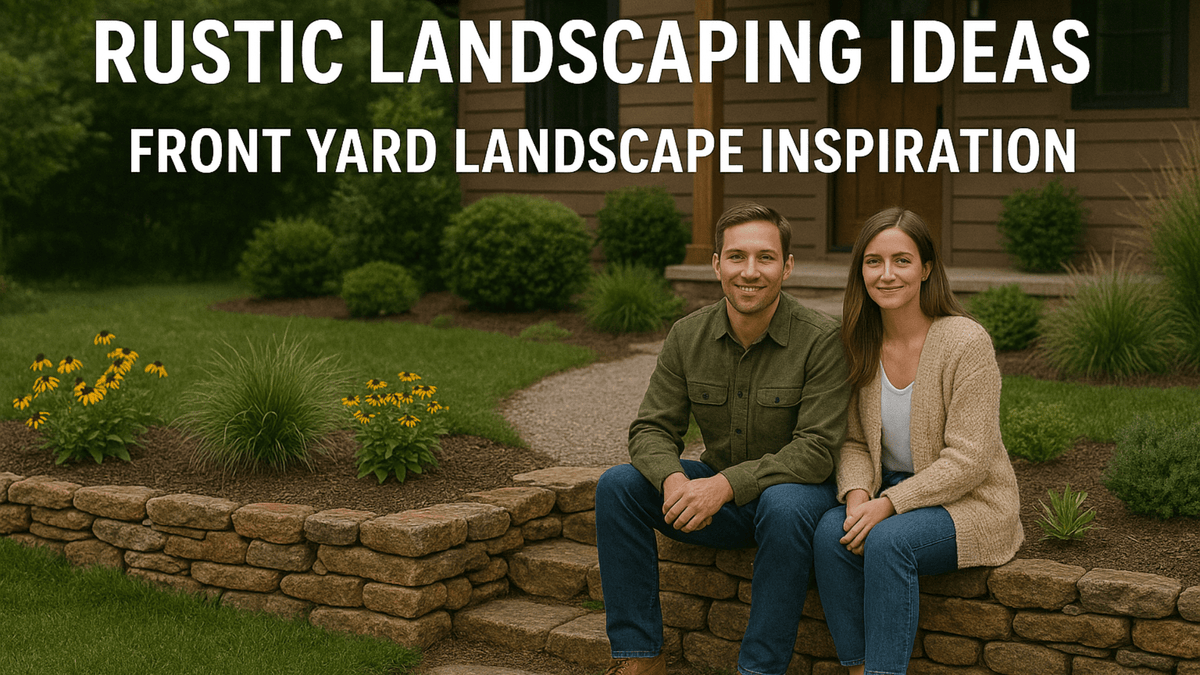 Rustic Landscaping Ideas: Front Yard Landscape Inspiration – Dazzleree