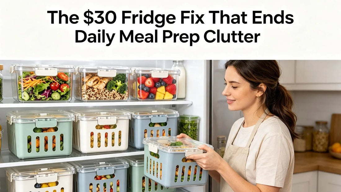 The $30 Fridge Fix That Ends Daily Meal Prep Clutter