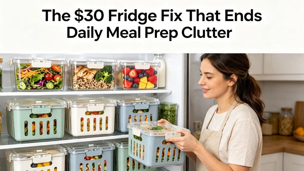 The $30 Fridge Fix That Ends Daily Meal Prep Clutter