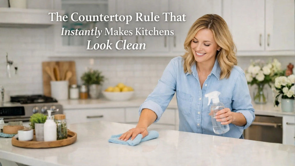 The Countertop Rule That Instantly Makes Kitchens Look Clean