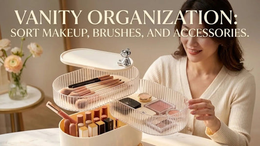 Vanity Organization: Sort Makeup, Brushes, and Accessories