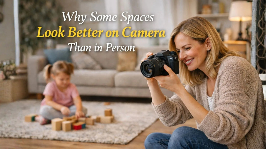 Why Some Spaces Look Better on Camera Than in Person