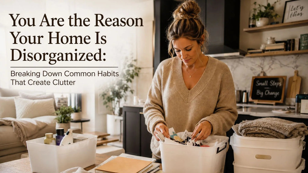 You Are the Reason Your Home Is Disorganized: Breaking Down Common Habits That Create Clutter