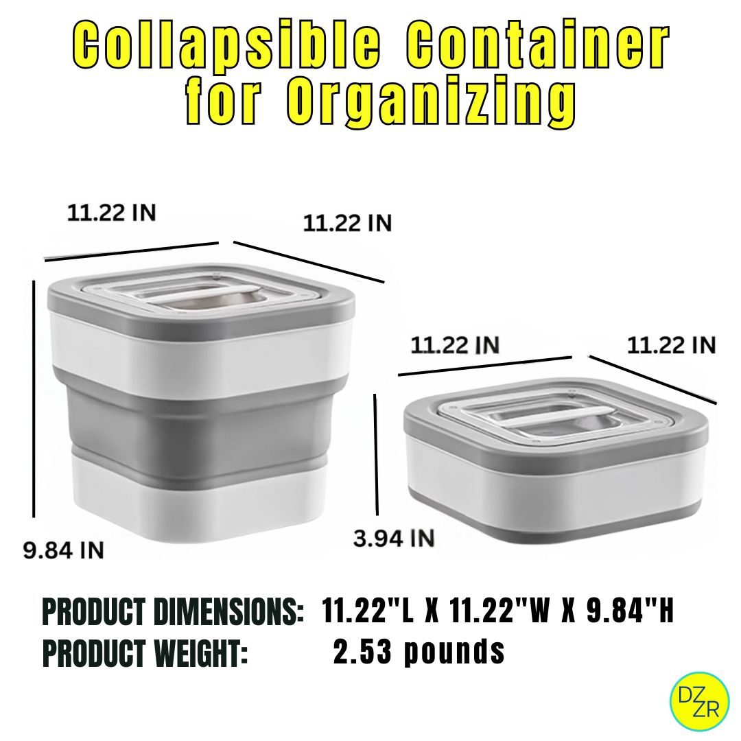 Collapsible Rice Container Storage