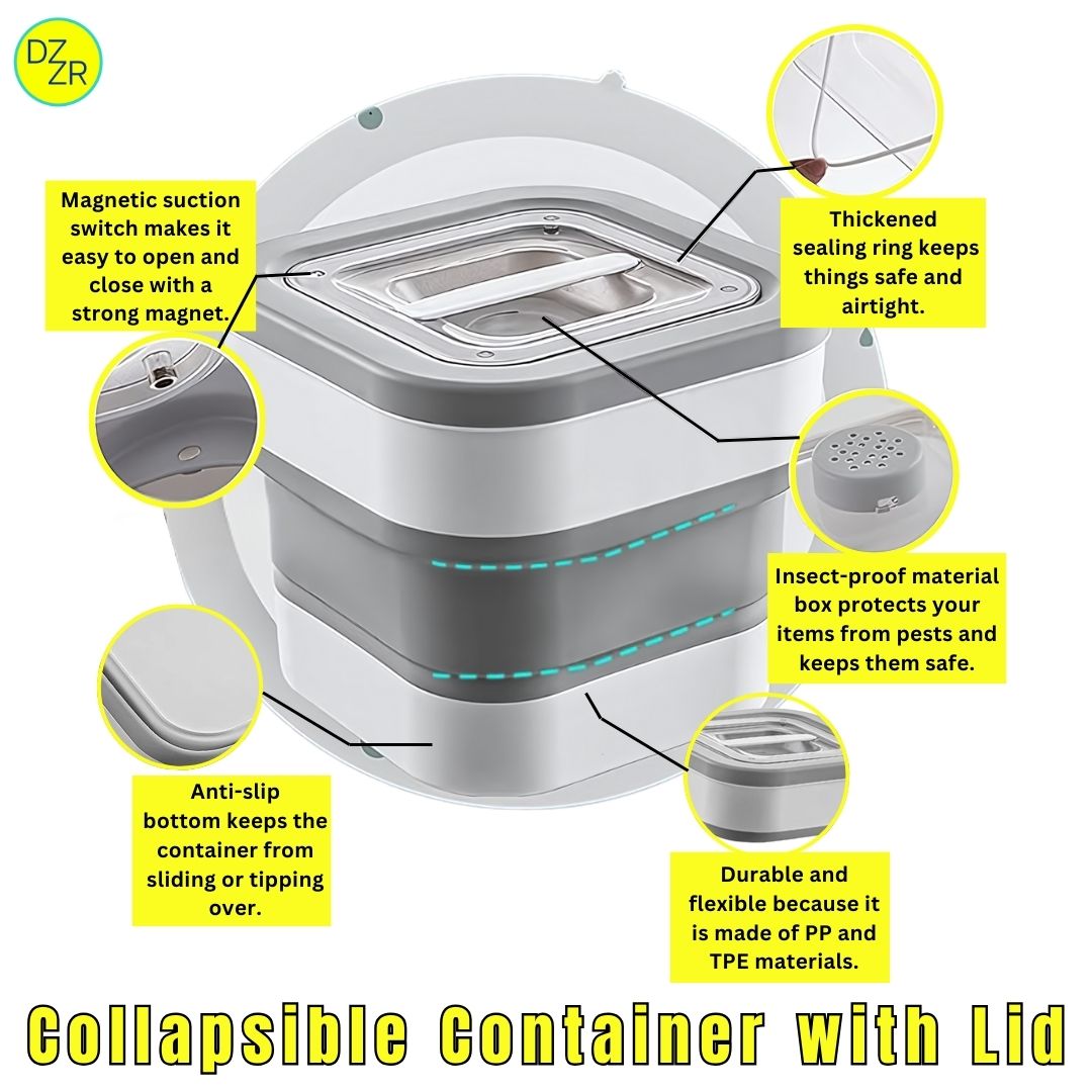 Collapsible Rice Container Storage