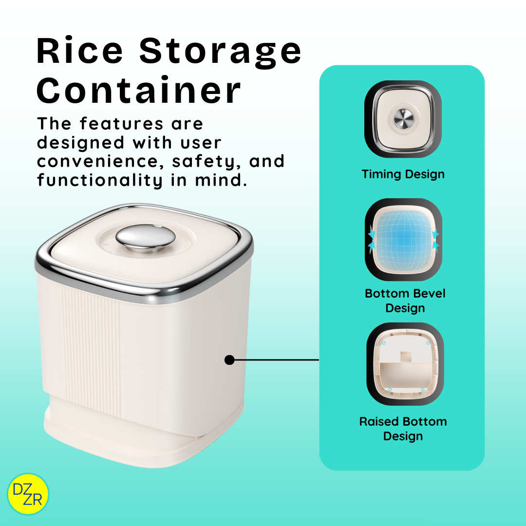 Rotating Rice Container