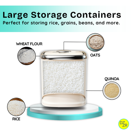 Rotating Rice Container