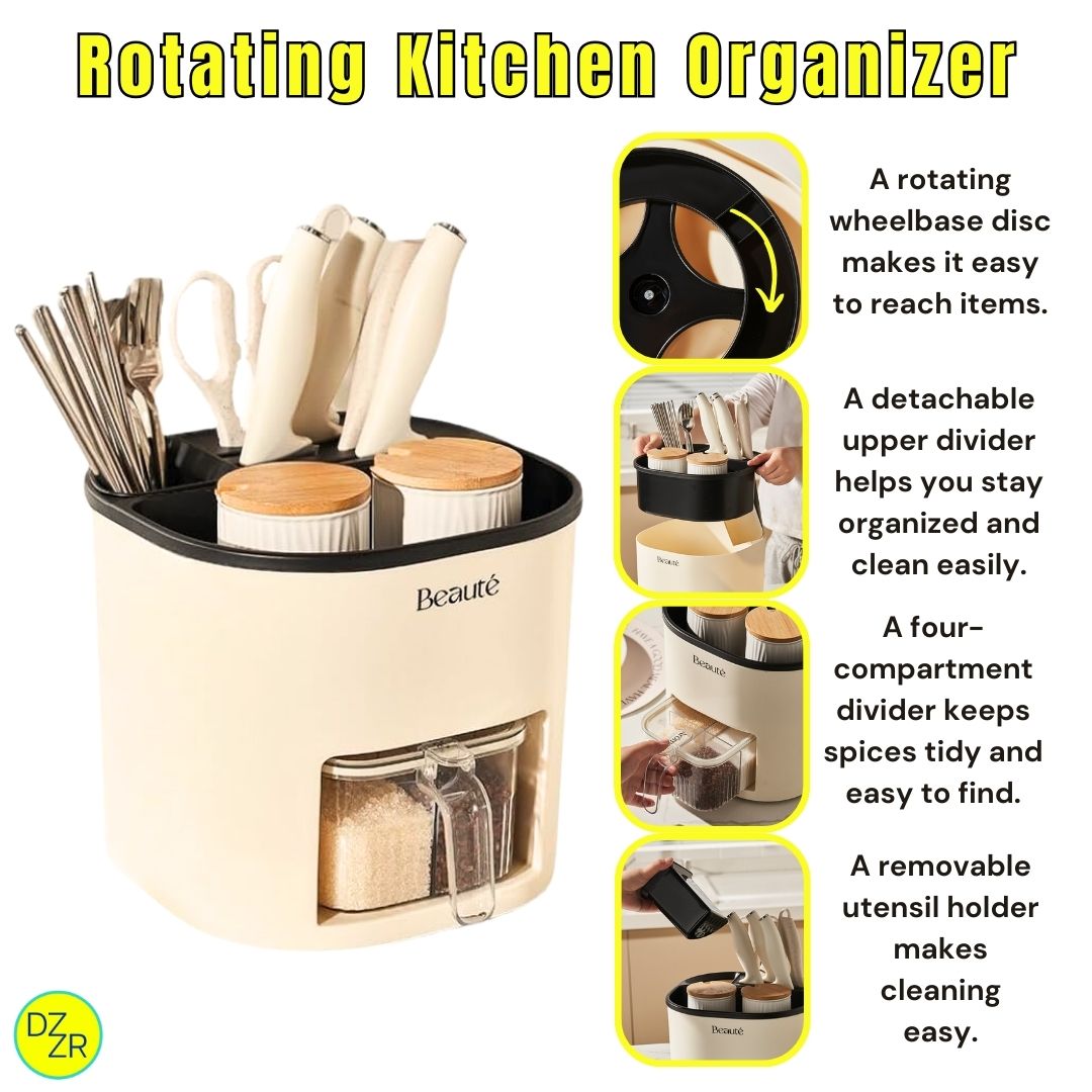 Rotating Kitchen Organizer