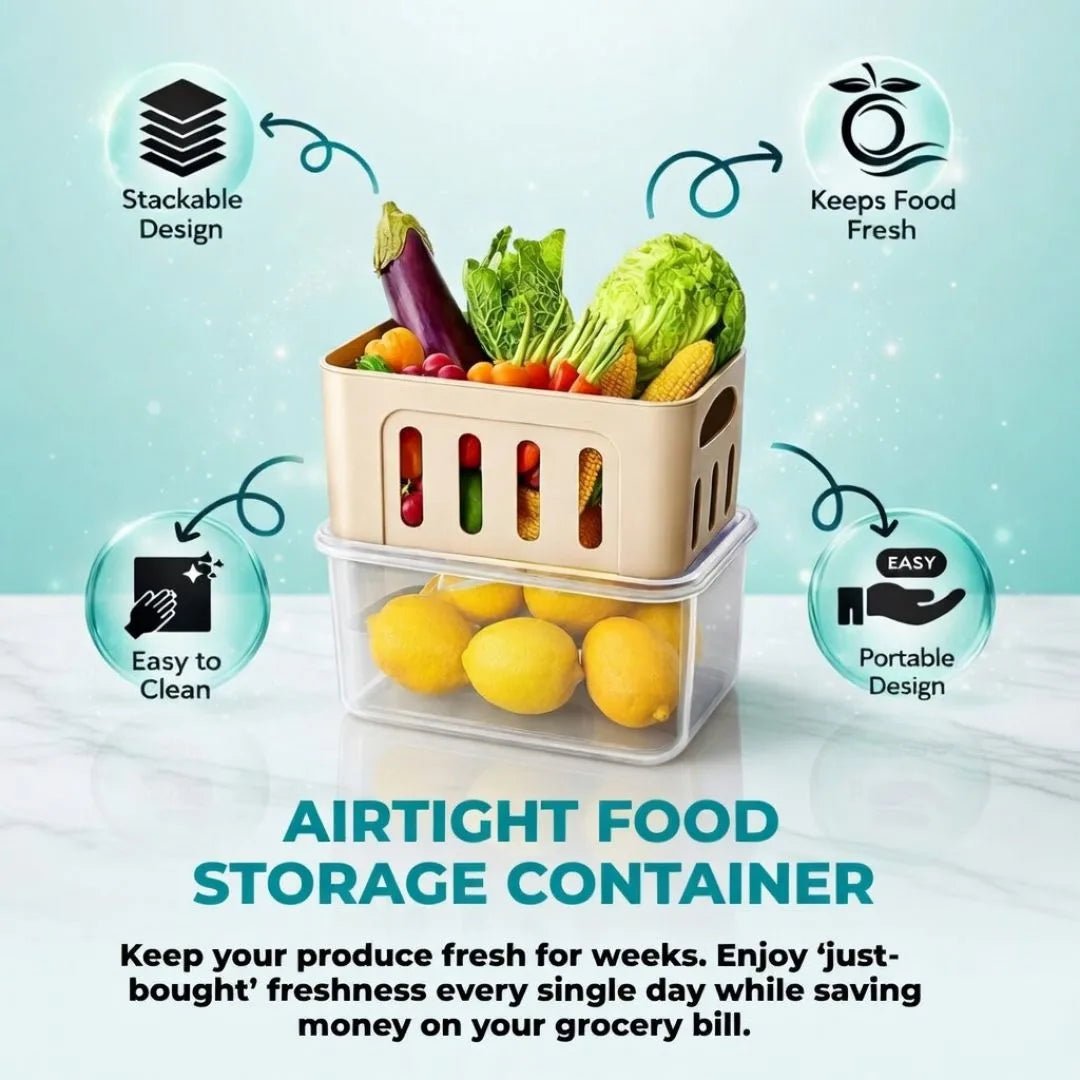 5-Pack Fridge Storage Containers