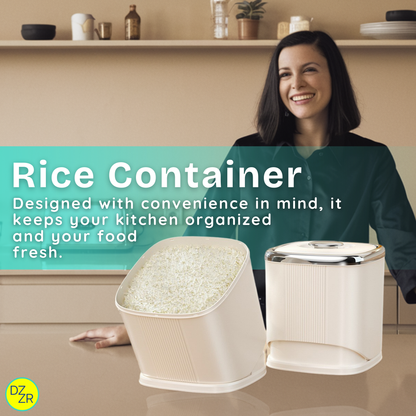 Rotating Rice Container