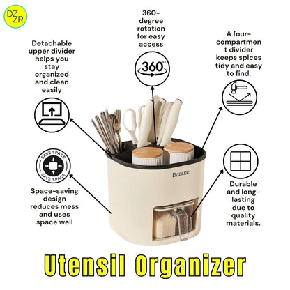 Rotating Kitchen Organizer