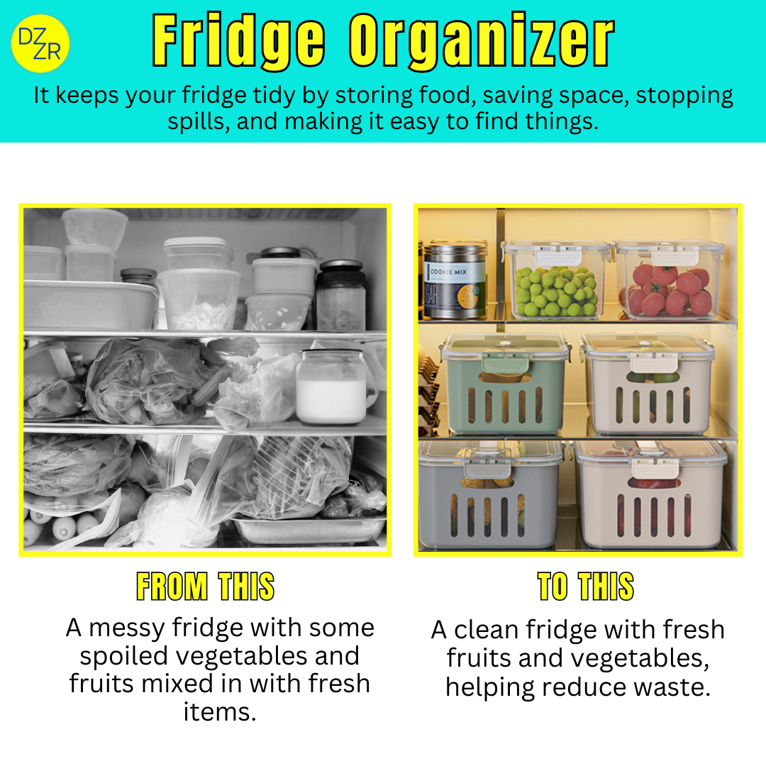 5-Piece Fridge Storage Containers