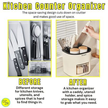 Rotating Kitchen Organizer