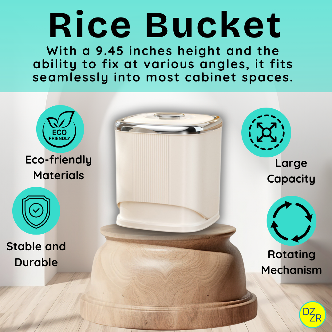 Rotating Rice Container