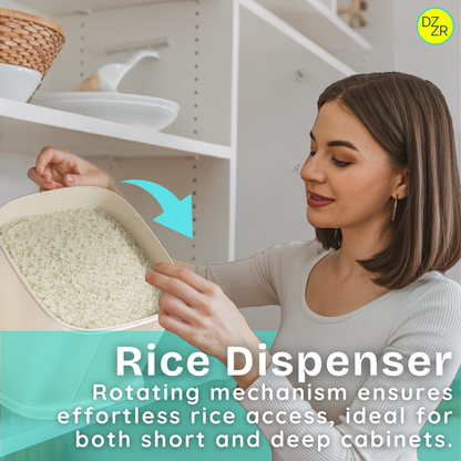 Rotating Rice Container