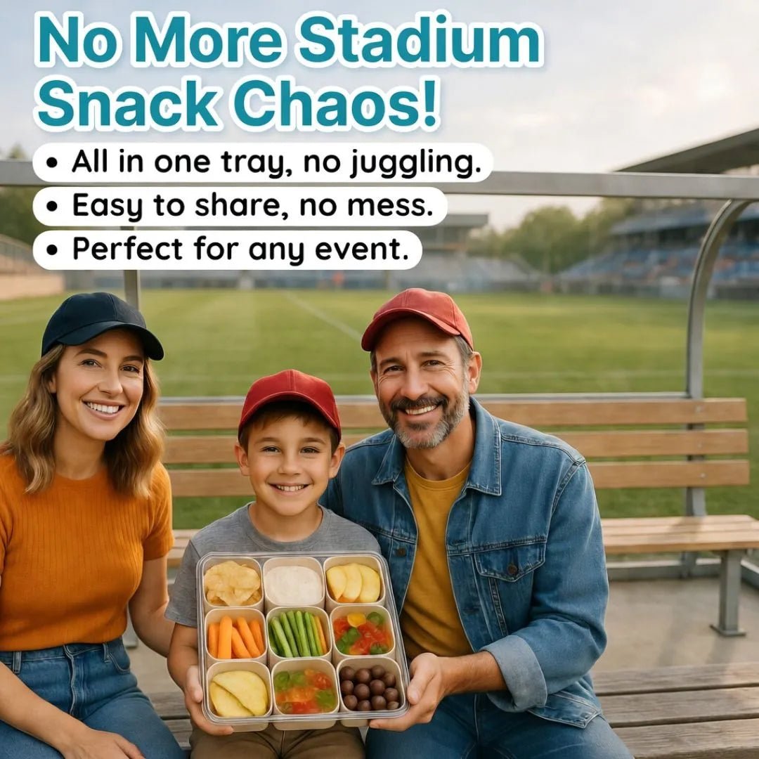 9 Compartment Snackle Box Container