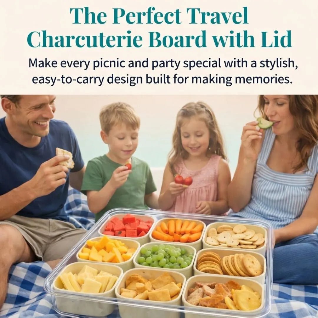 9 Compartment Snackle Box Container