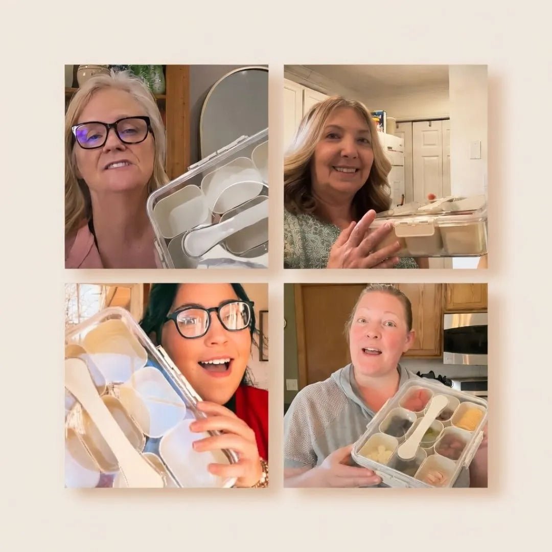 9 Compartment Snackle Box Container