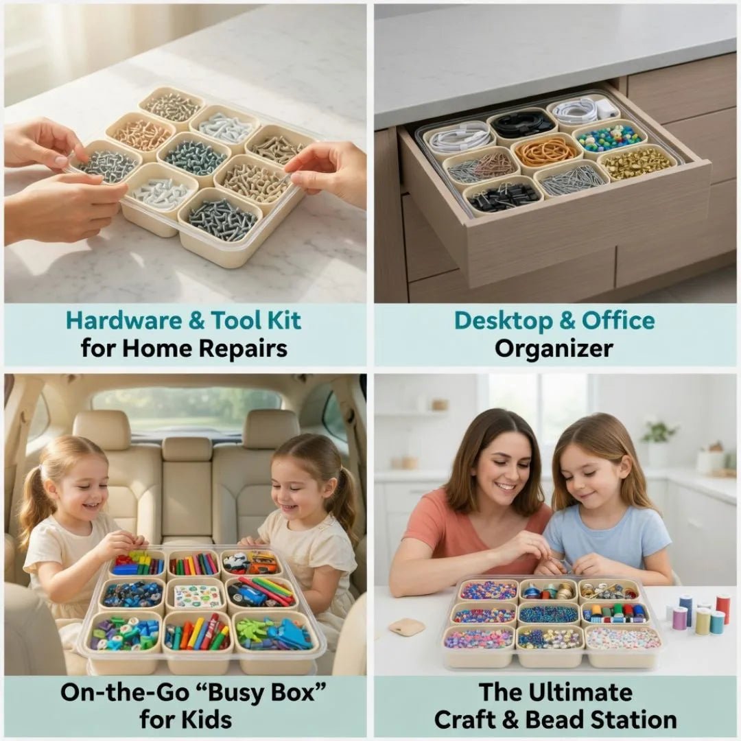 9 Compartment Snackle Box Container