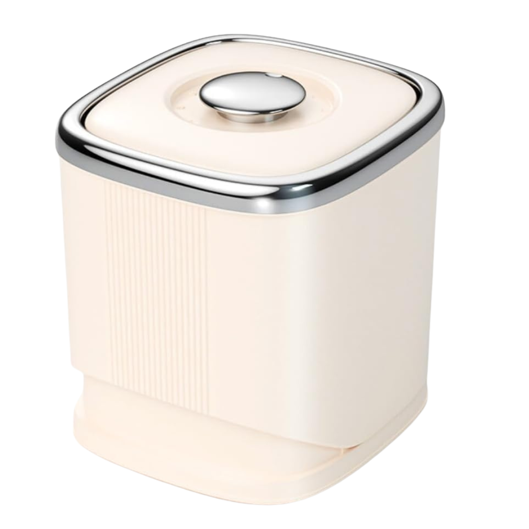 Rotating Rice Container