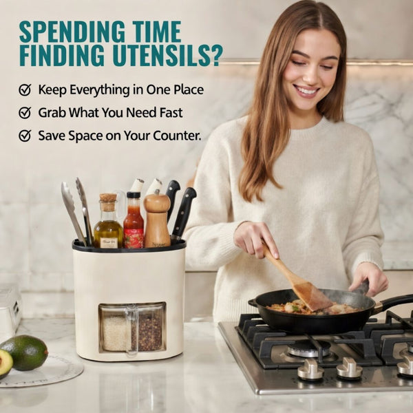 Rotating Kitchen Organizer