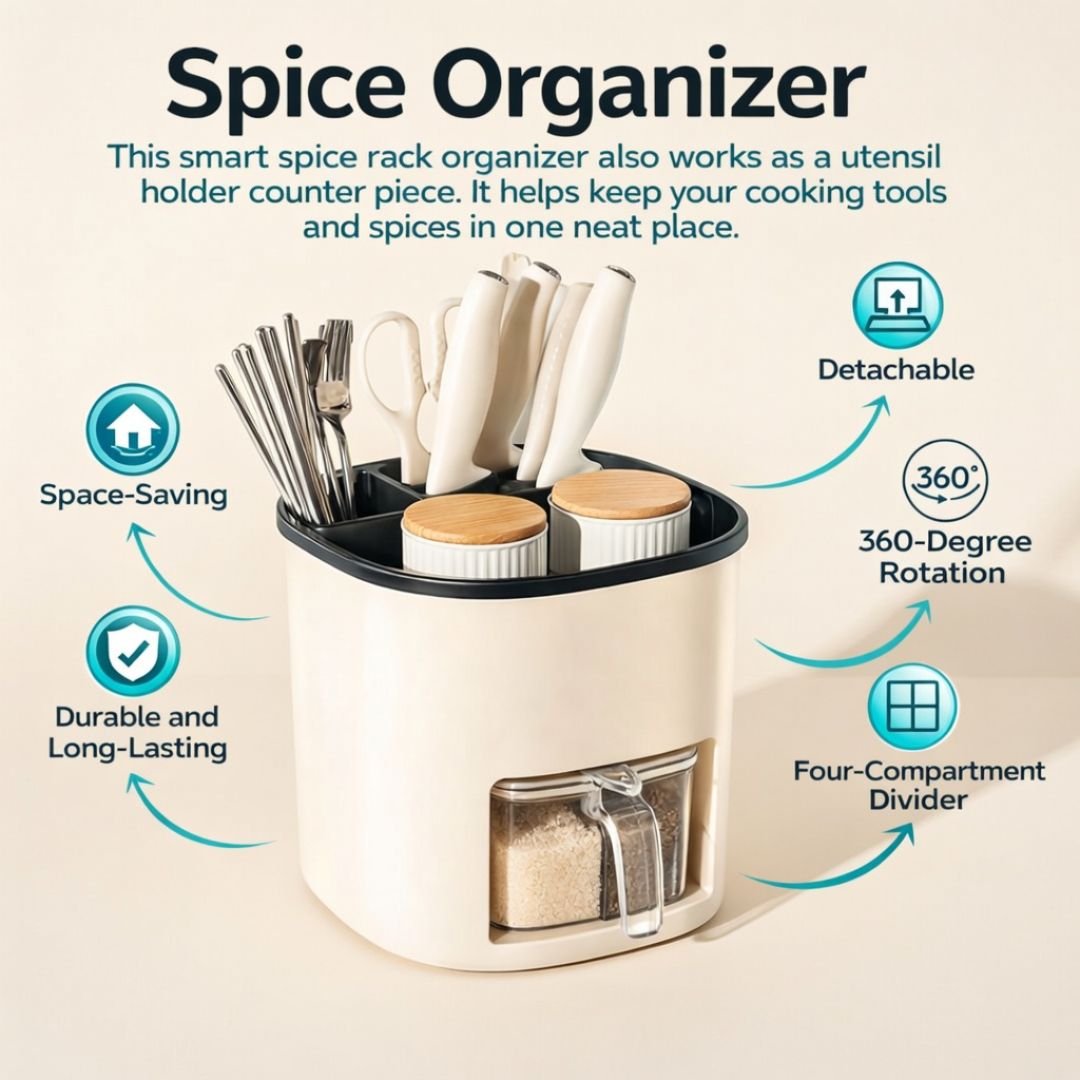 Rotating Kitchen Organizer