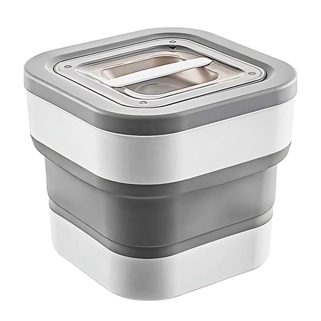 Dazzleree Collapsible Food Storage Container | Saves Space & Keeps Food Fresh Anywhere